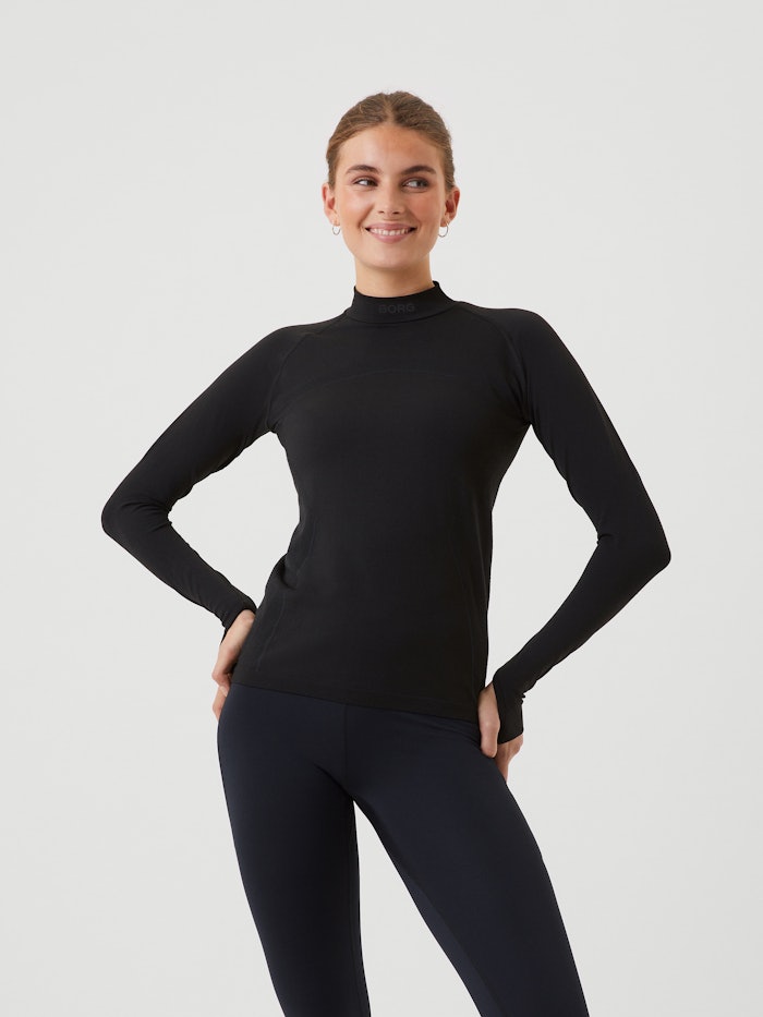Borg Running Seamless Mock Neck