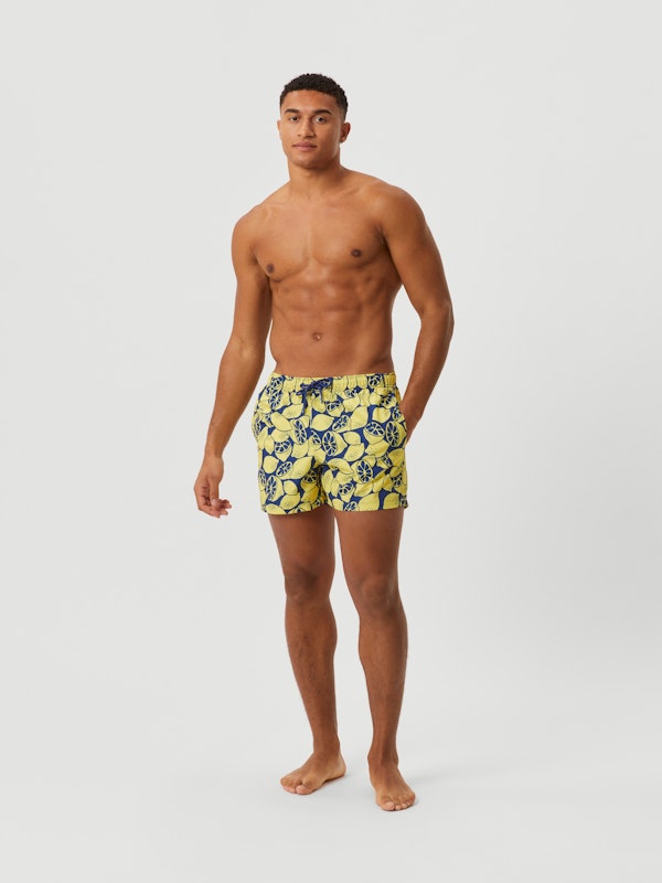 Borg Print Swim Shorts
