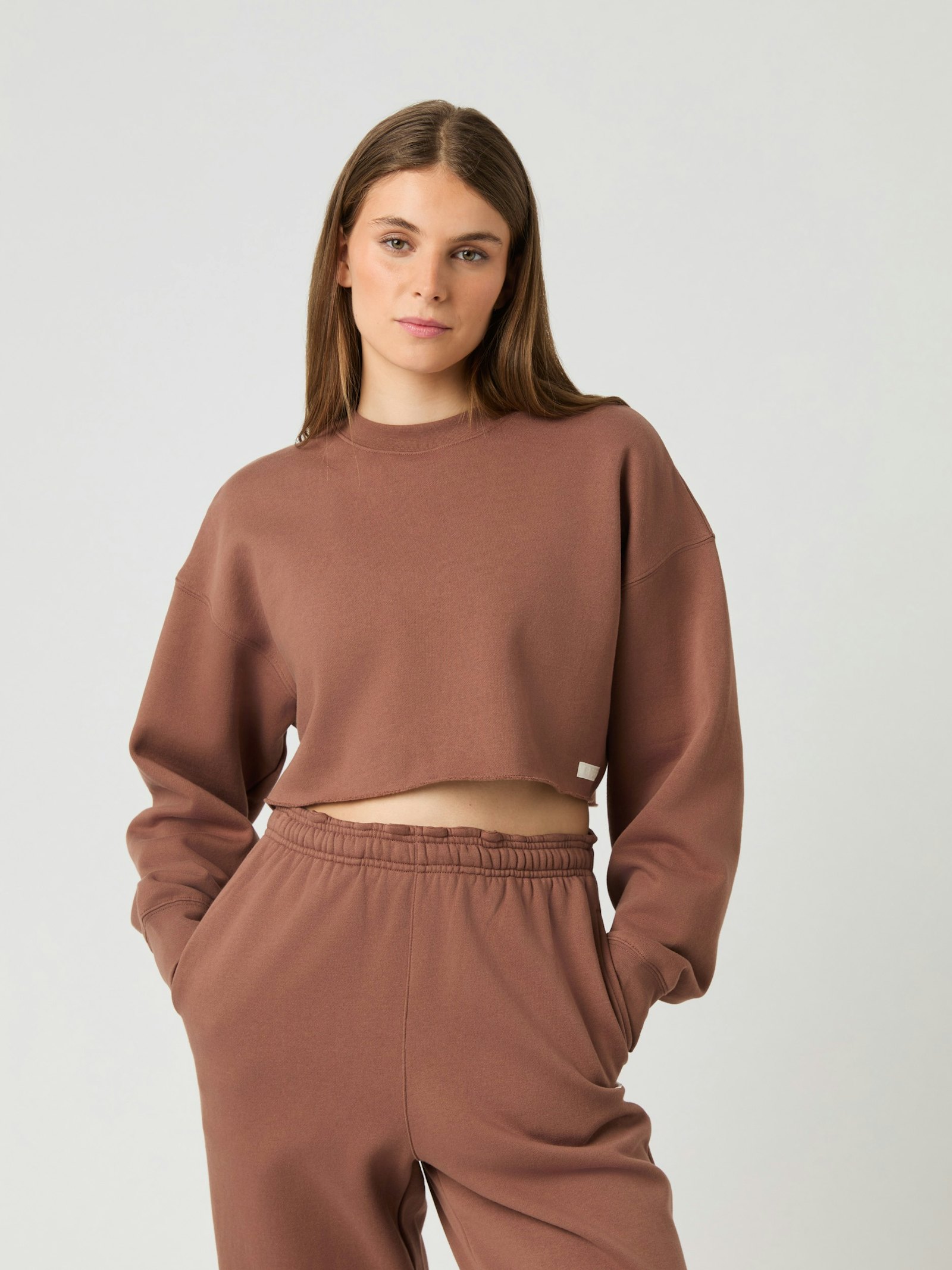 Studio Oversized Cropped Sweatshirt image 1