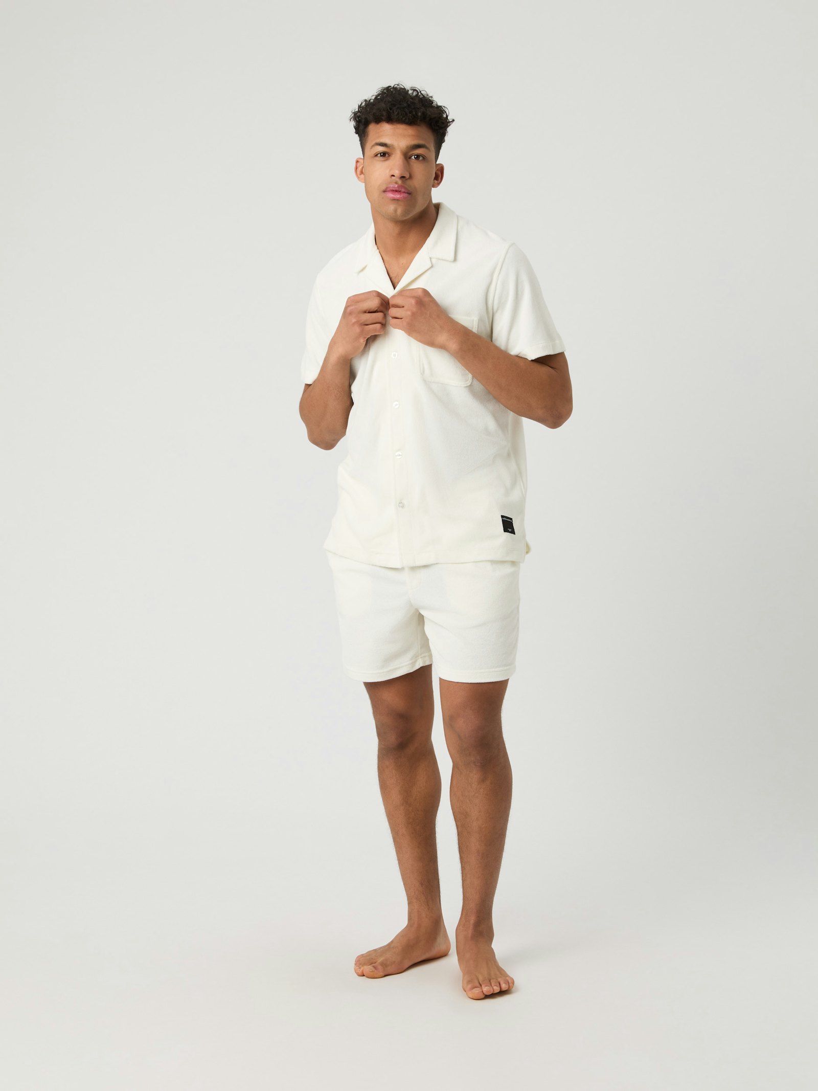 Borg Toweling Pool Shorts image 1