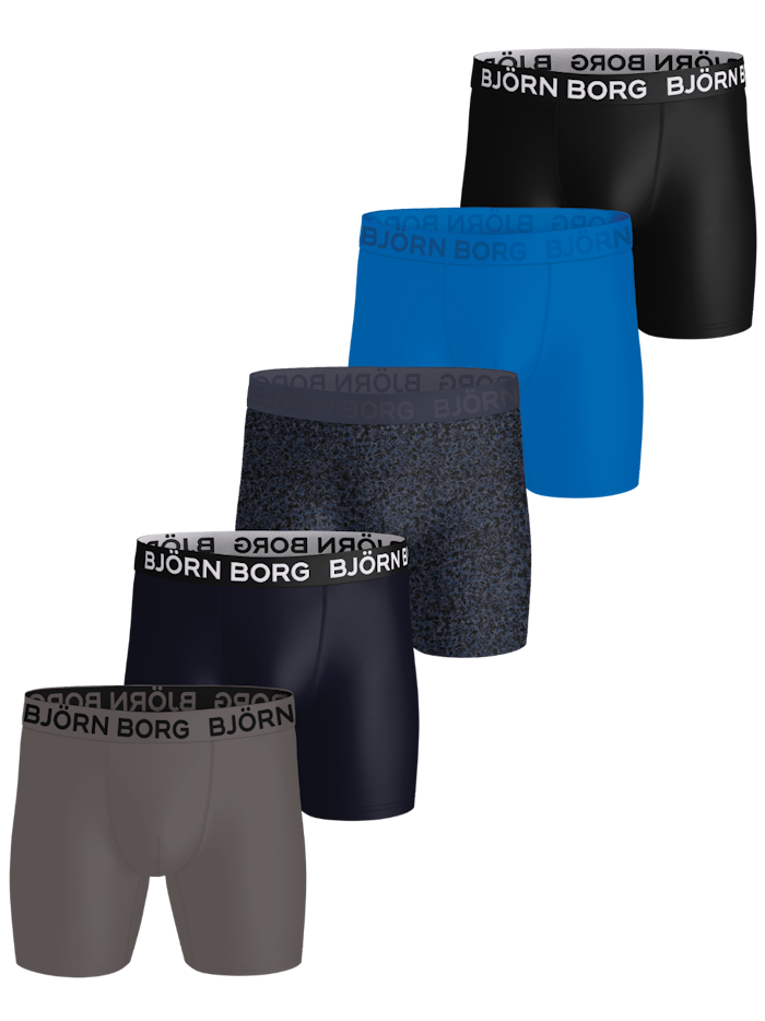 Sports Microfiber Boxers 5-pack