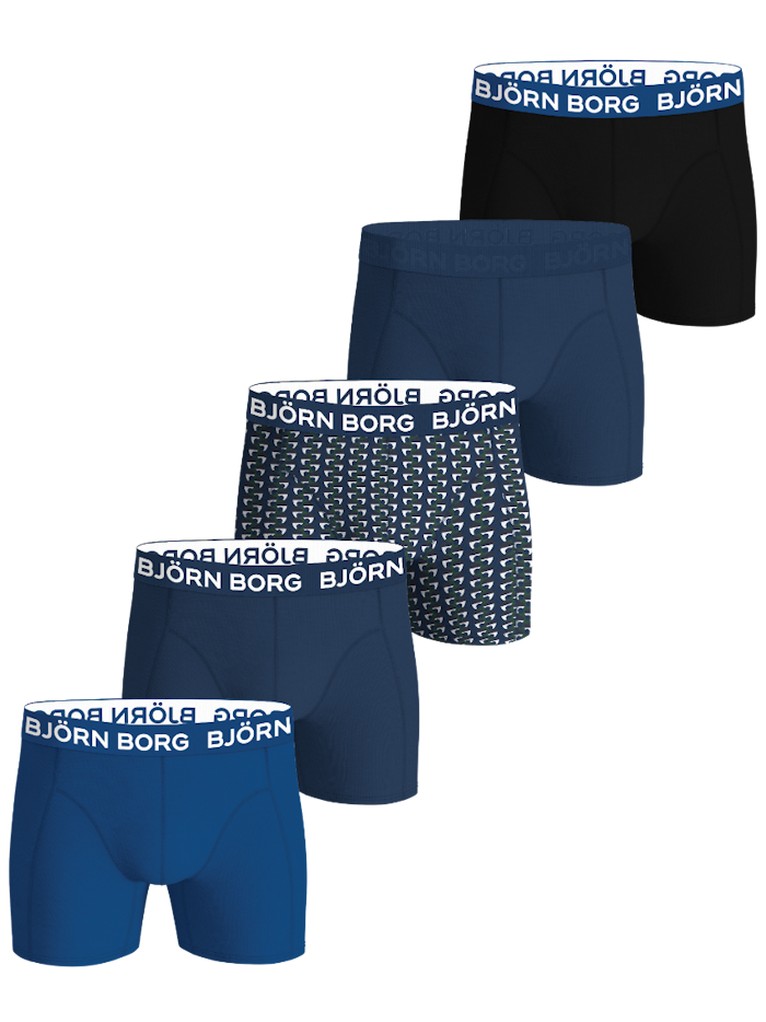 Cotton Stretch Boxers 5-pack